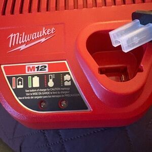 Milwaukee M12 Cordless Battery Charger – Red